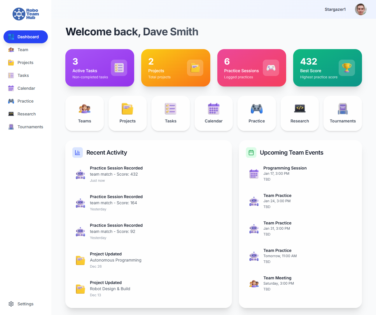 Task Management Dashboard
